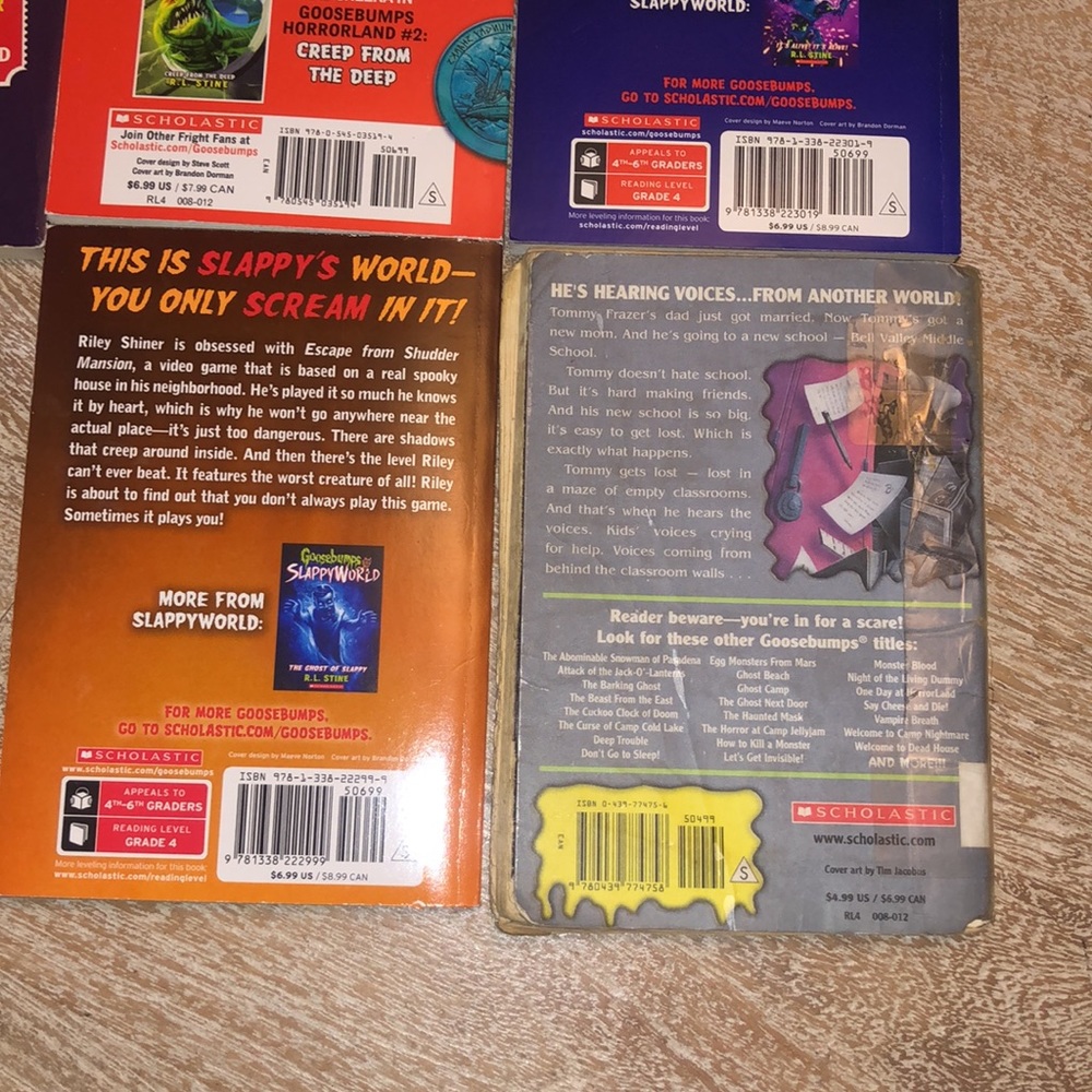 Goosebumps paperback books horrorland slappyworld - Picture 7 of 9